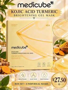 Medicube Kojic Acid Turmeric Gel Masks NIB